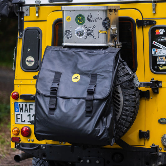 Reserverad Rucksack – Heckträgersystem Anbauteile von XBULL, ohne Montage , MAN TGE,Sprinter 906,Sprinter 907,VW Crafter – XBULL Offroad Eisenach – Bild 1
