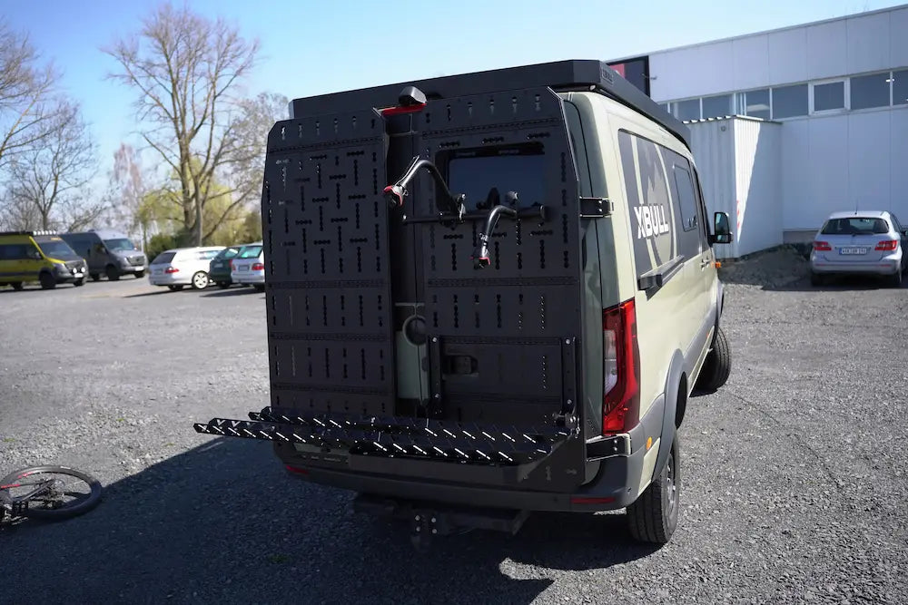 Bike Modul ausziehbar – Heckträgersystem Anbauteile von XBULL, ohne Montage , MAN TGE,Sprinter 906,Sprinter 907,VW Crafter – XBULL Offroad Eisenach – Bild 6