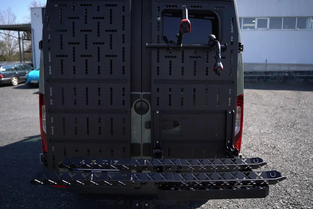 Bike Modul ausziehbar – Heckträgersystem Anbauteile von XBULL, ohne Montage , MAN TGE,Sprinter 906,Sprinter 907,VW Crafter – XBULL Offroad Eisenach – Bild 7