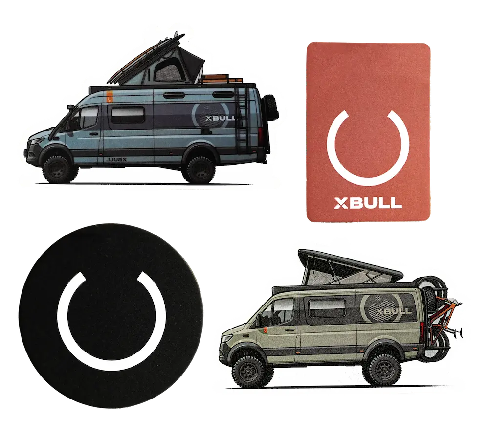 Duftbaum – Interieur von XBULL, ohne Montage Logo Schwarz, MAN TGE,Sprinter 906,Sprinter 907,VW Crafter – XBULL Offroad Eisenach – Bild 1