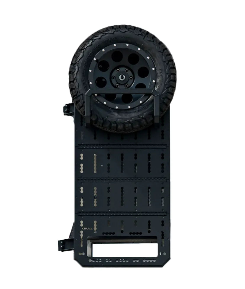 Ersatzradhalter – Heckträgersystem Anbauteile von XBULL, ohne Montage , MAN TGE,Sprinter 906,Sprinter 907,VW Crafter – XBULL Offroad Eisenach – Bild 2