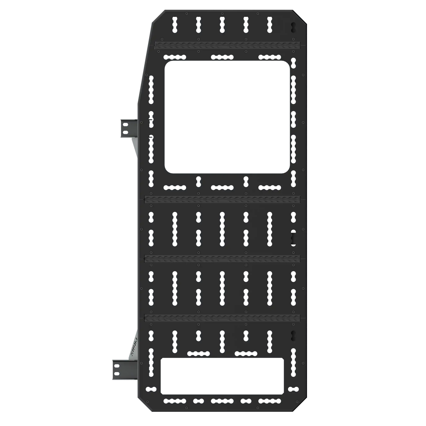 Heckträger 906 links – Heckträgersystem Grundträger von XBULL, ohne Montage Fensterausschnitt 500x500, Sprinter 906 – XBULL Offroad Eisenach – Bild 9