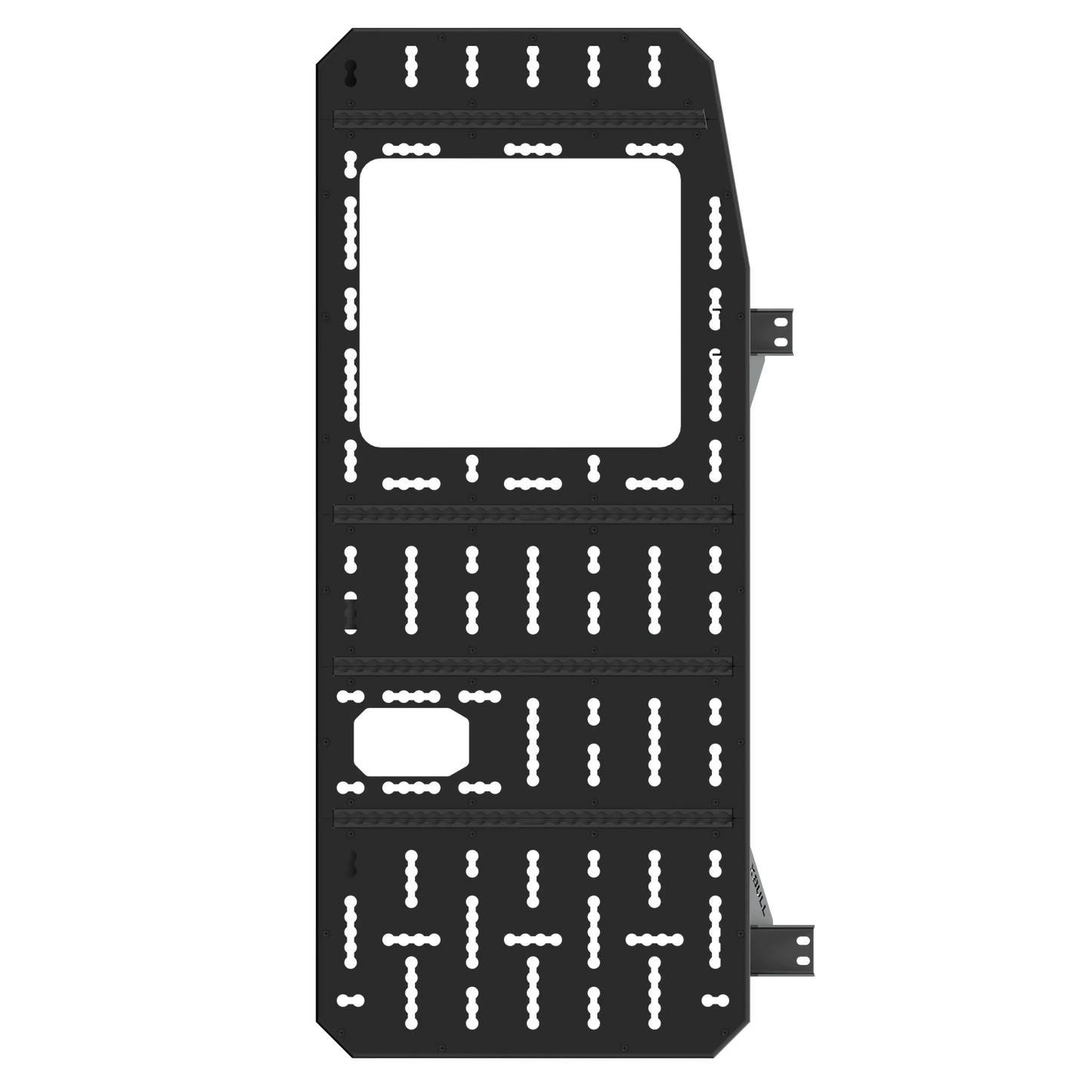 Heckträger 906 rechts – Heckträgersystem Grundträger von XBULL, ohne Montage Fensterausschnitt 500x500, Sprinter 906 – XBULL Offroad Eisenach – Bild 6