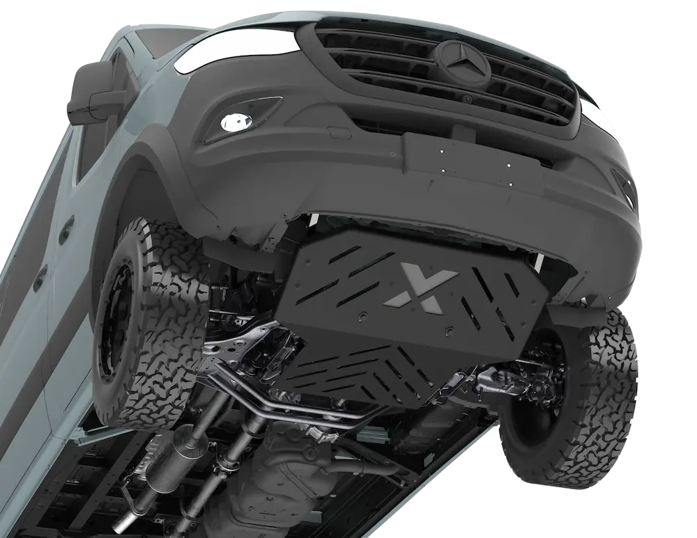 Unterfahrschutz vorne – Exterieur von XBULL, ohne Montage , Sprinter 907 – XBULL Offroad Eisenach – Bild 8