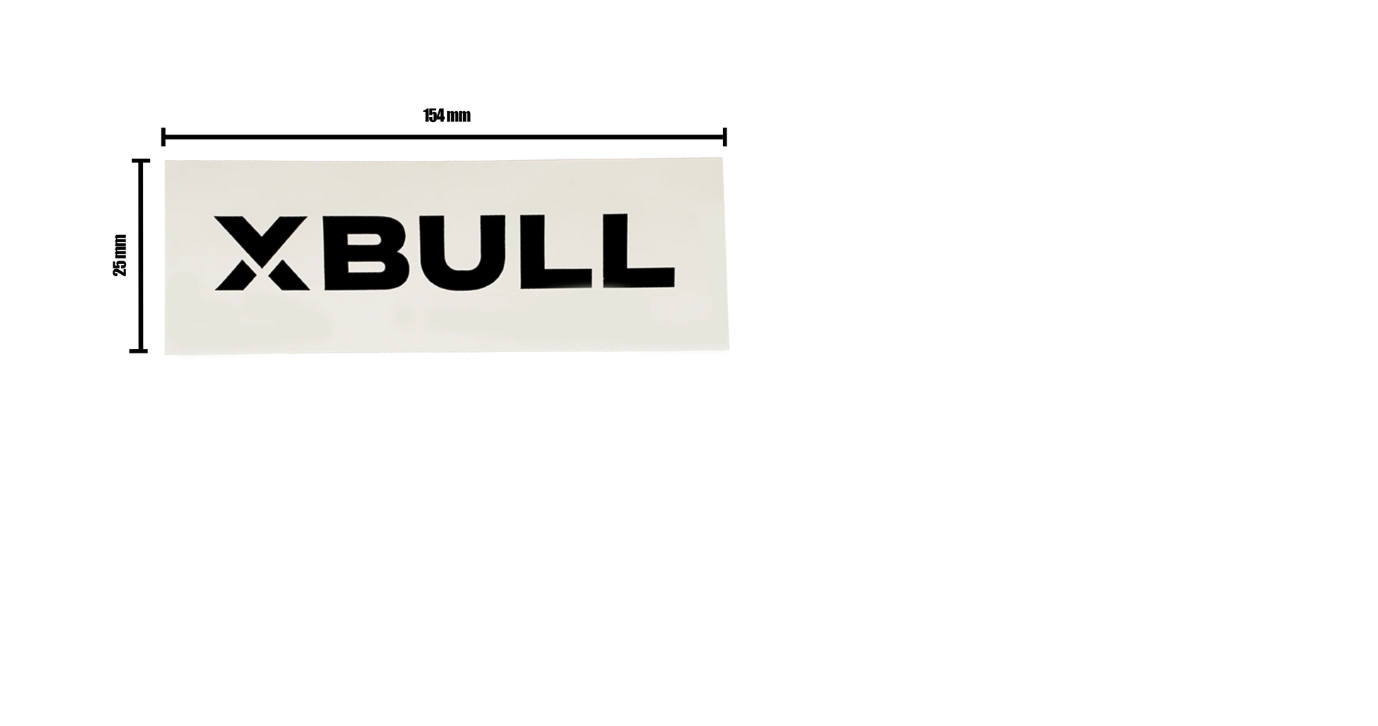 Xbull Schriftzug Sticker – von XBULL, ohne Montage Groß, MAN TGE,Sprinter 906,Sprinter 907,VW Crafter – XBULL Offroad Eisenach – Bild 5
