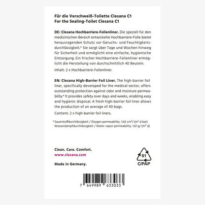 Clesana Hochbarriere Folienhalter