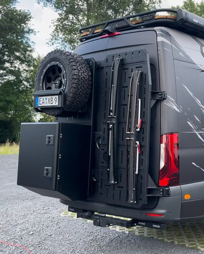 1UP Fahrradträger – Heckträgersystem Anbauteile von 1UP, ohne Montage , MAN TGE,Sprinter 906,Sprinter 907,VW Crafter – XBULL Offroad Eisenach – Bild 4