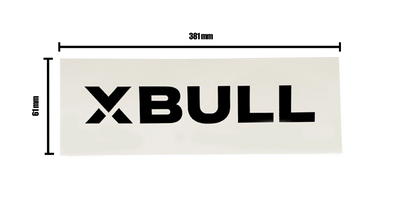 Xbull Schriftzug Sticker – von XBULL, ohne Montage Groß, MAN TGE,Sprinter 906,Sprinter 907,VW Crafter – XBULL Offroad Eisenach – Bild 3